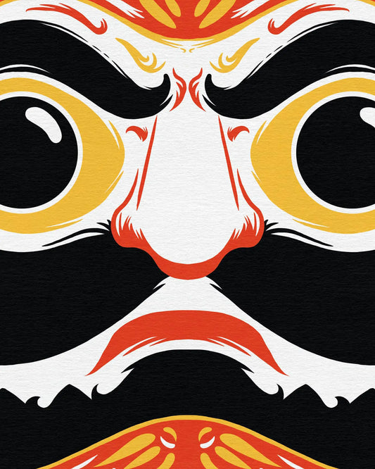 Portrait du moine Daruma