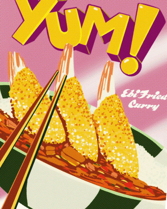 YUM! Ebi fried curry