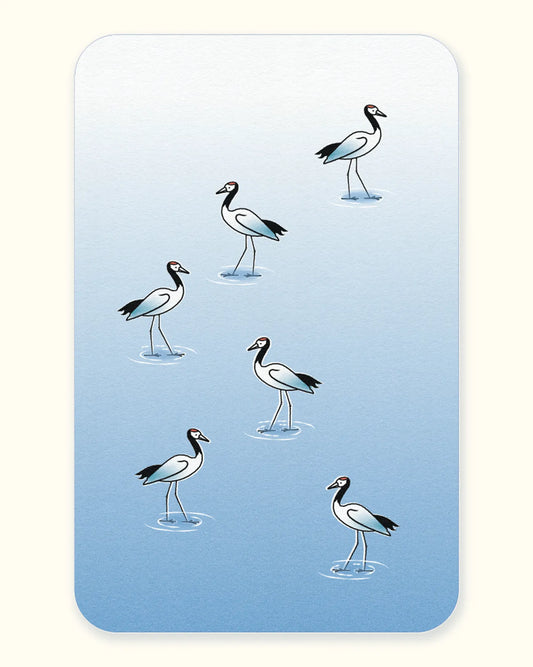 Carnet de note - Grues japonaises
