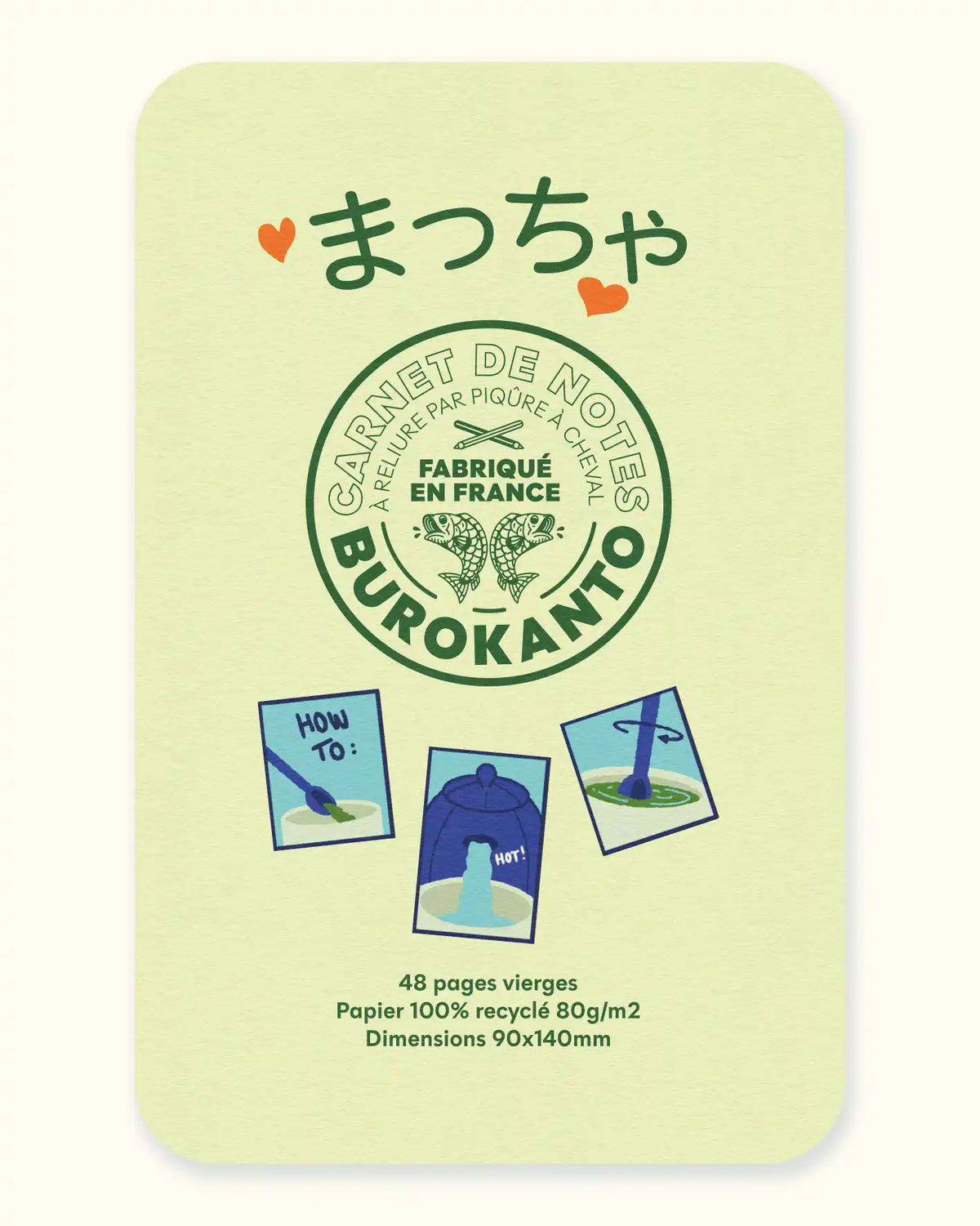 Carnet de note - Matcha Lover !
