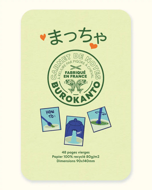 Carnet de note - Matcha Lover !
