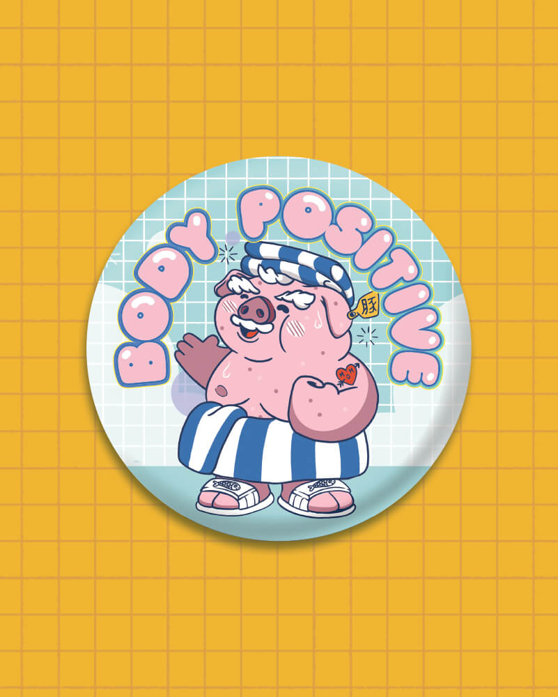 Badge - Body positive by Buta