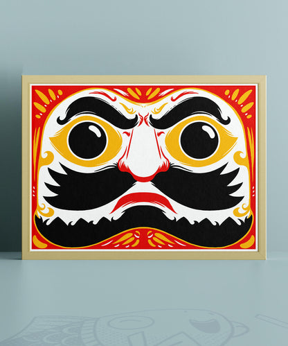 Portrait du moine Daruma
