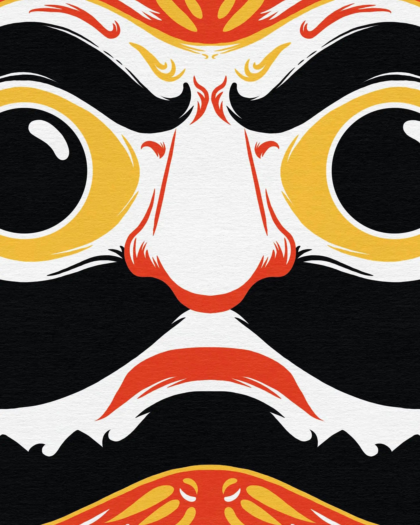 Portrait du moine Daruma