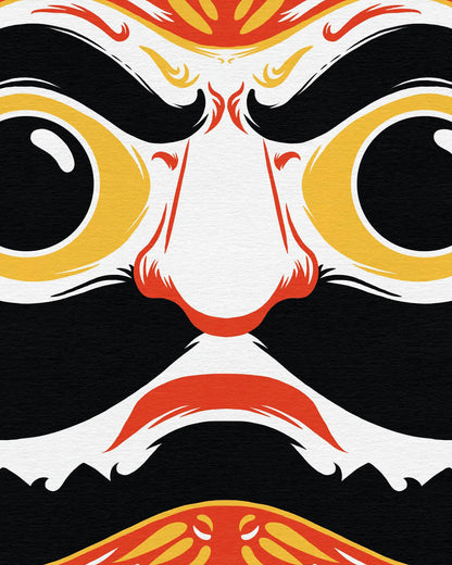 Portrait du moine Daruma