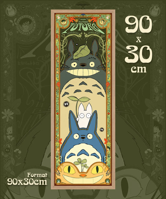 Mon voisin totoro ! Parchemin 90x30